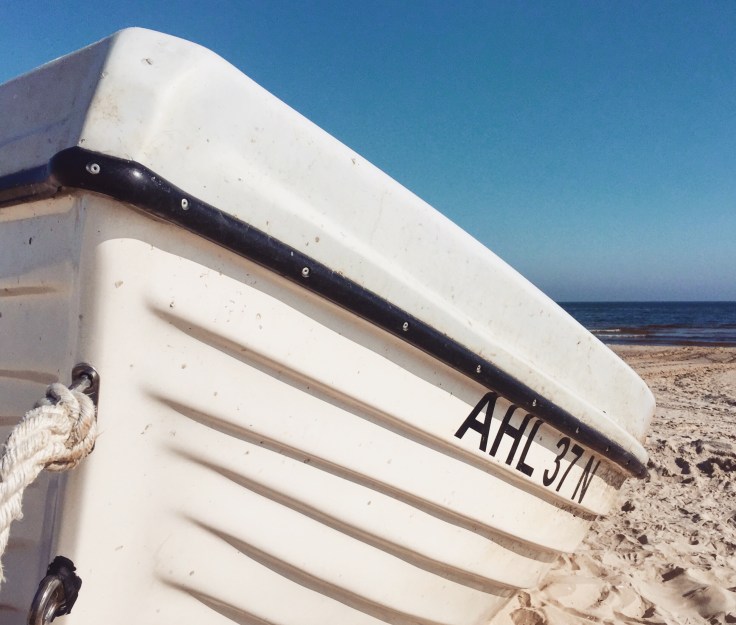 Fischerboot am Ahlbecker Strand © Sandra Grüning