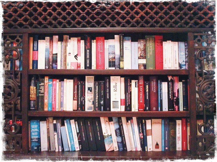 Ein Regal voller Bücher © Sandra Grüning