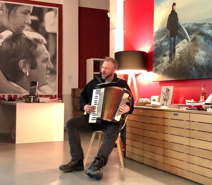 Ben O. Bömkes ist unser Musik-Ass auf der Reise © Sandra Grüning