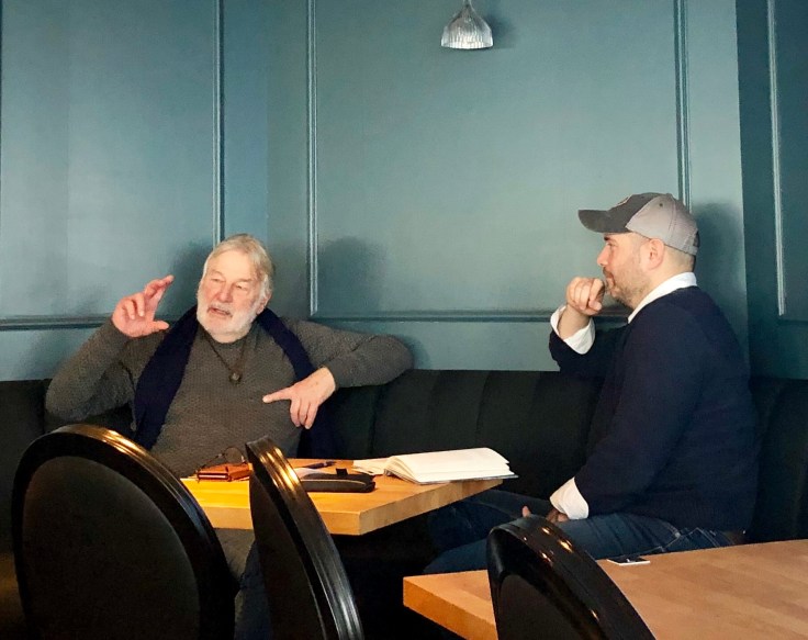 Kapitän Stefan (links) & Stefan im Gespräch © Sandra Grüning