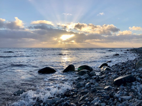 Sonnenuntergang in der Ostsee bei Smygehuk
