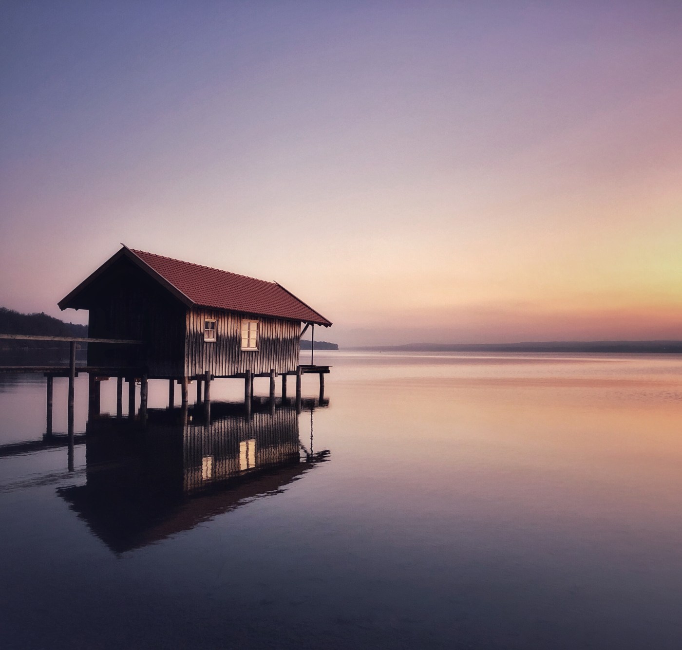 Ammersee, Sonnenuntergang