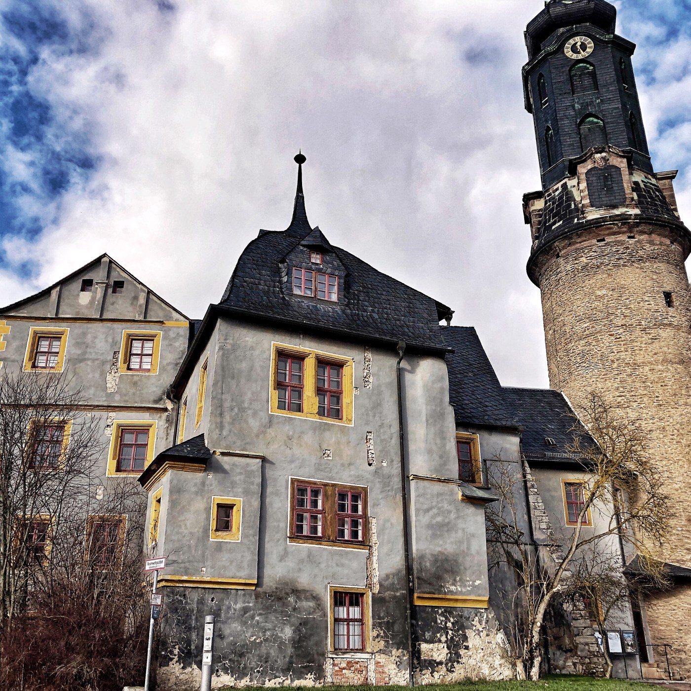 Bastille vom Stadtschloss Weimar