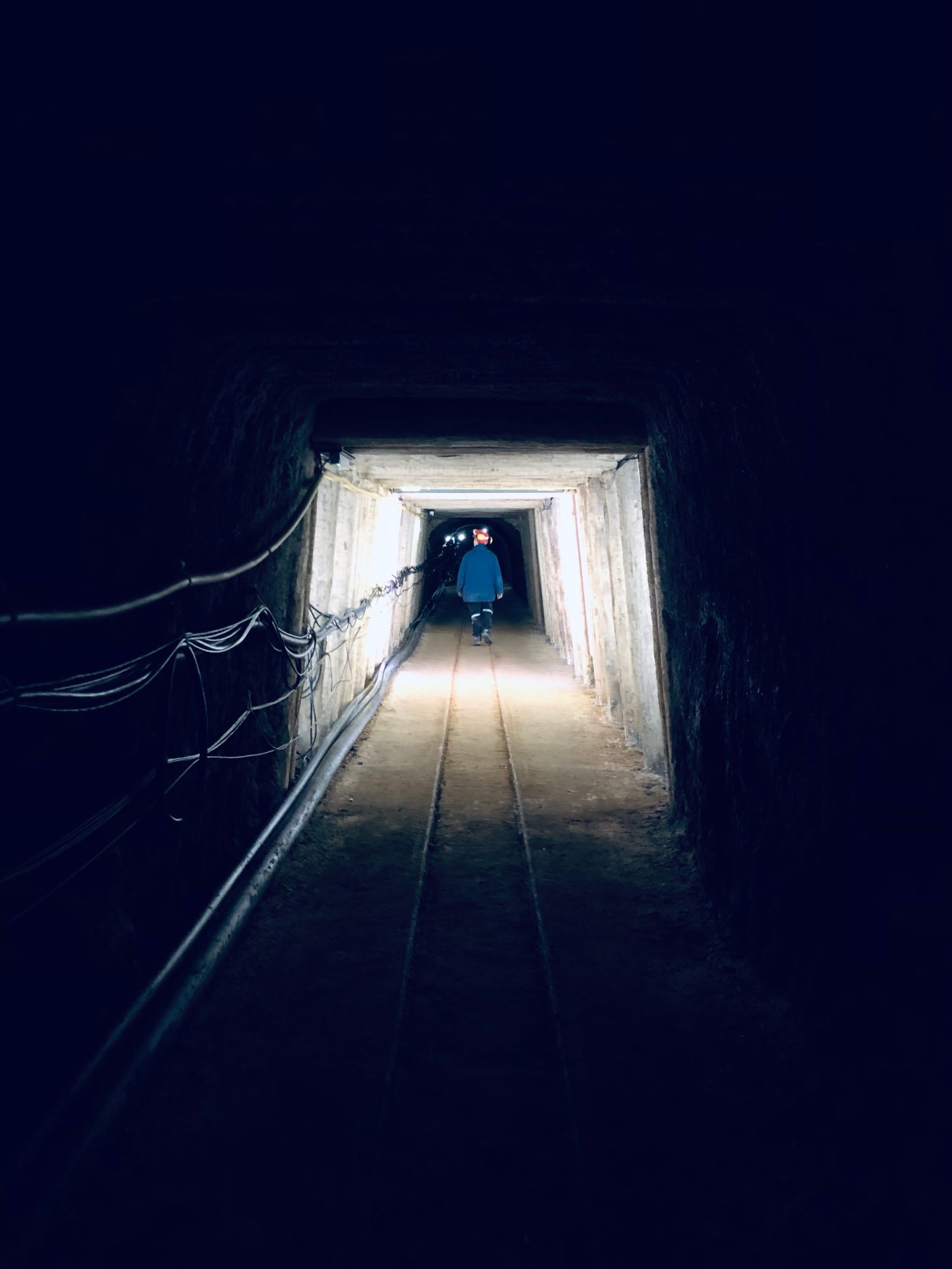 Unter Tage im Salzbergwerk