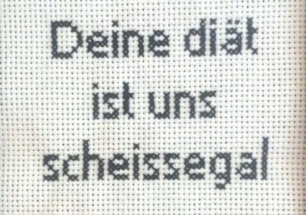Ein gesticktes Bild